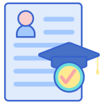 College Applications and Admissions Icon