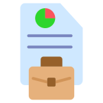 Resume and Portfolio Building Icon